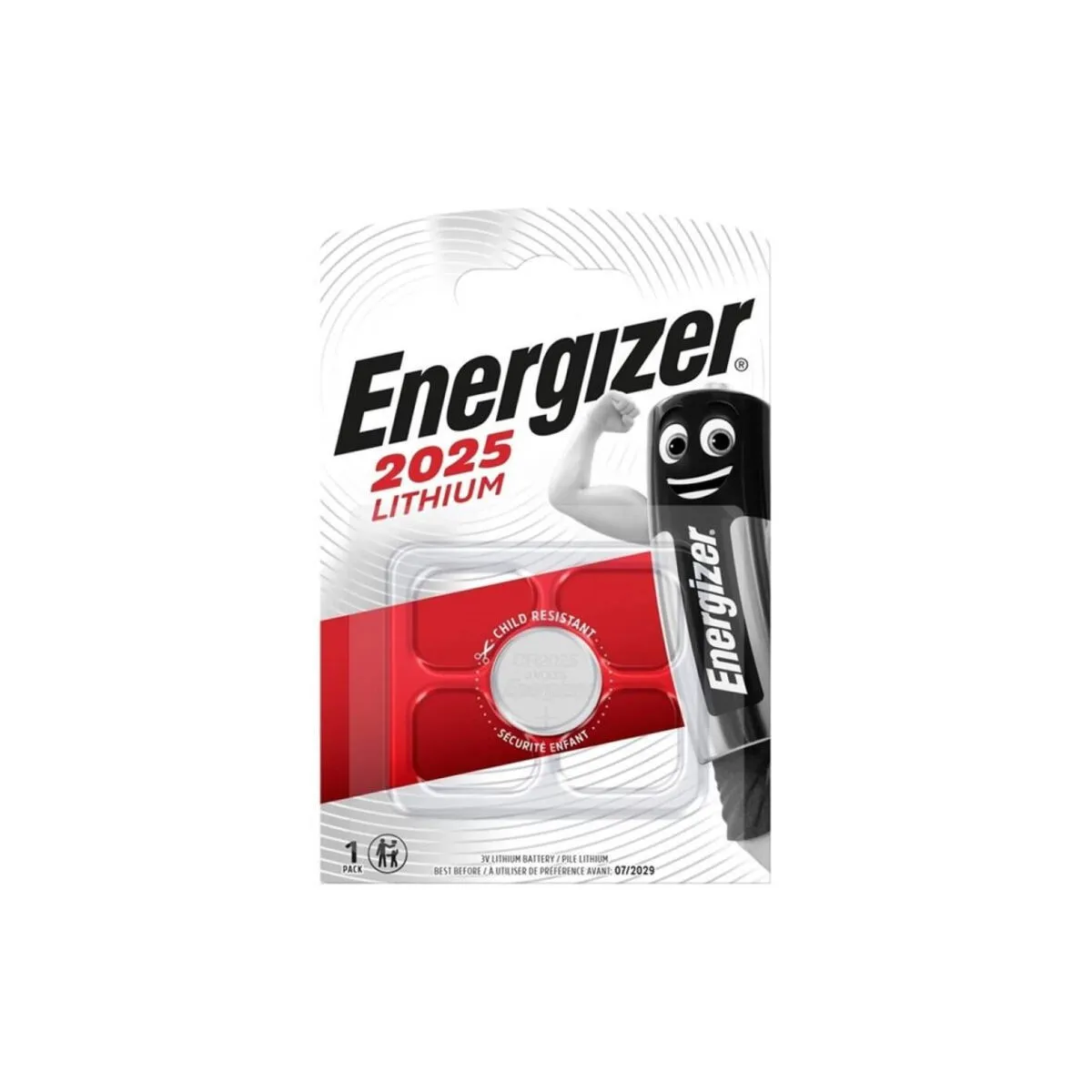 Batterie Lithium Taste Cr2025 3v 1 Einheit von Energizer | Fesselliebe.de