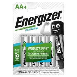 Extreme wiederaufladbare Batterie Hr6 Aa 2300 Mah 4 Einheit von Energizer | Fesselliebe.de