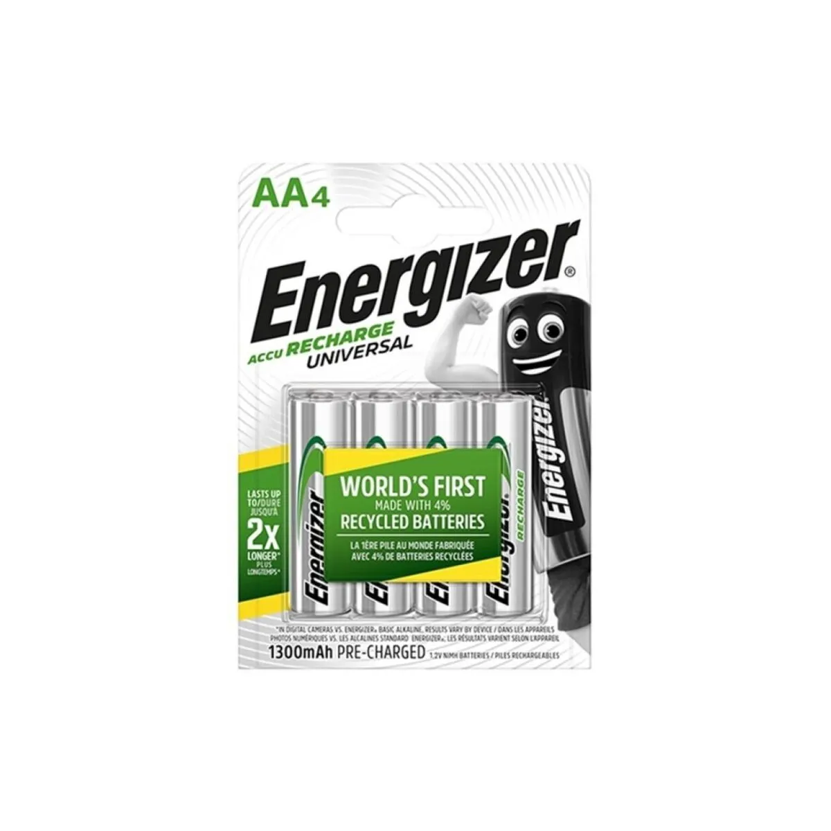 Universal wiederaufladbare Batterie Hr6 Aa 1300 Mah 4 Einheit von Energizer | Fesselliebe.de