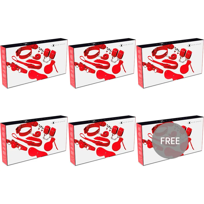 Bdsm-Fetisch-Kit Red Serie 5+1 Kostenlos von Experience | Fesselliebe.de