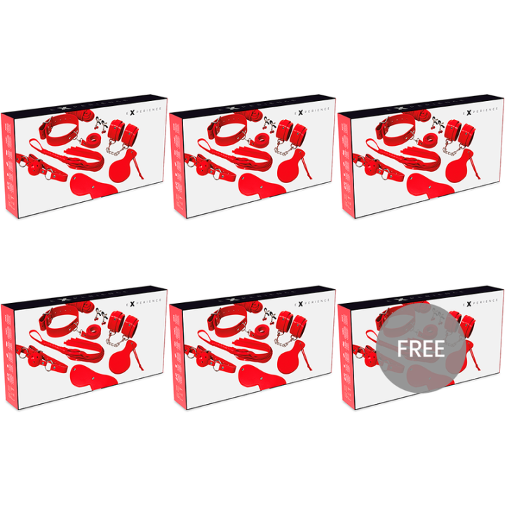 Bdsm-Fetisch-Kit Red Serie 5+1 Kostenlos von Experience | Fesselliebe.de