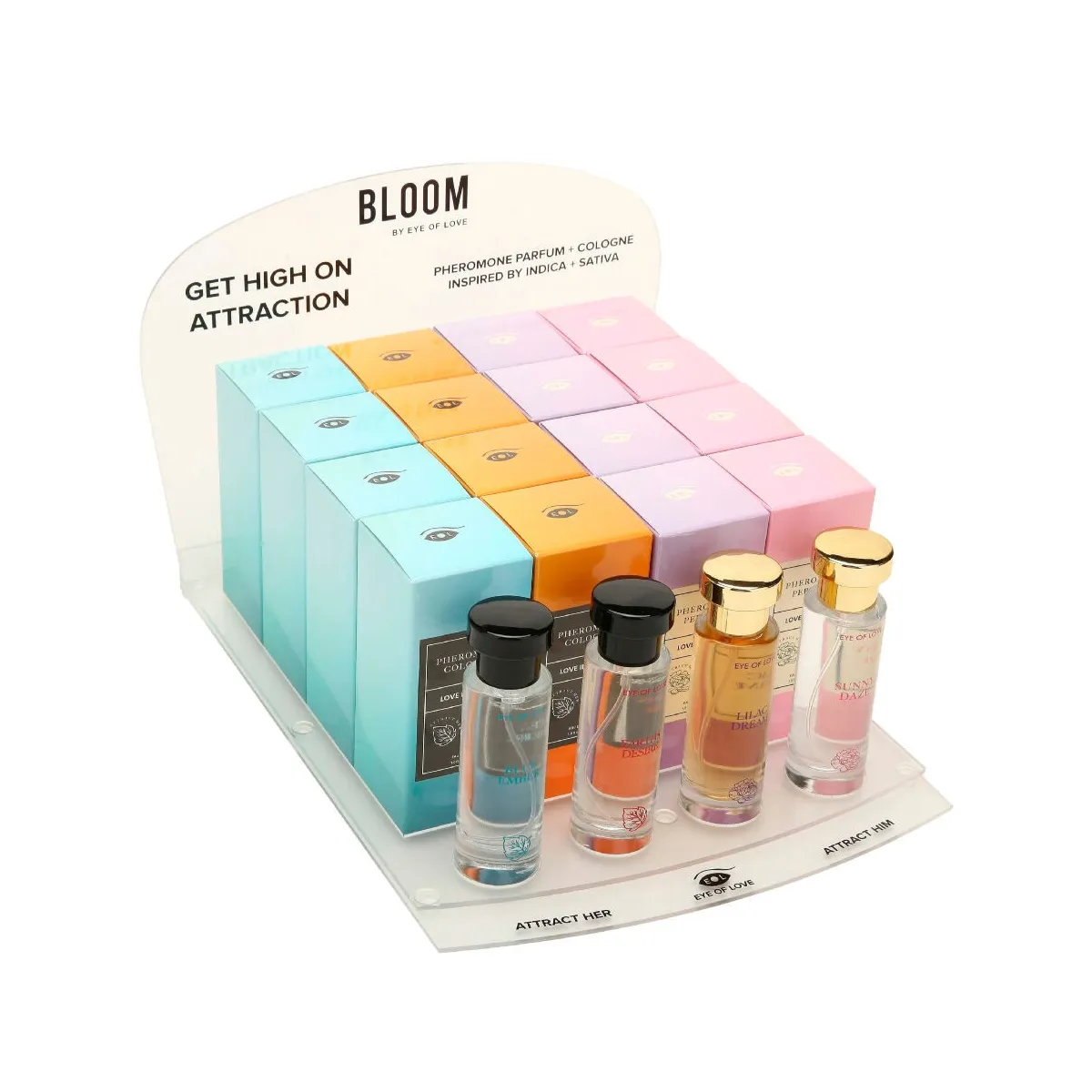 Bloom Display 4x6 Parfüme 10 ml von Eye Of Love | Fesselliebe.de