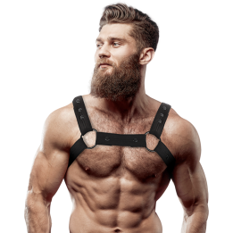 Verstellbarer Neopren-Brust-Sport-Harness für Männer von Fetish Submissive Attitude | Fesselliebe.de