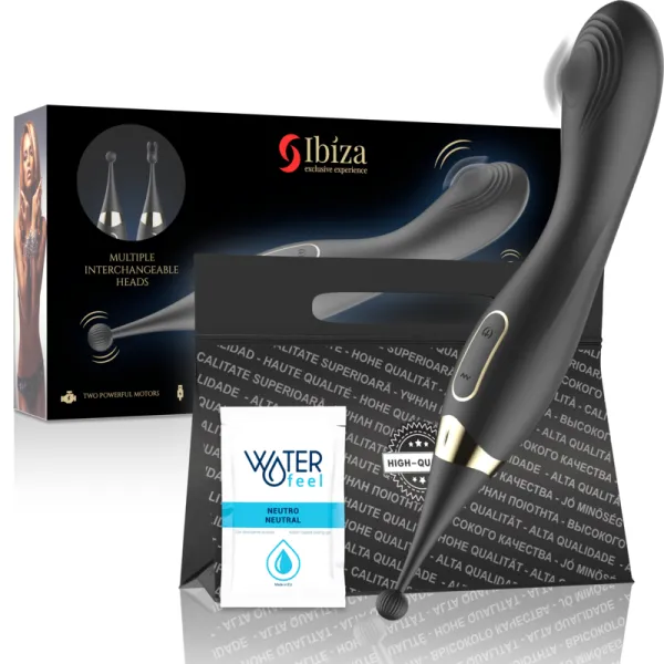 Austauschbarer Klitoresstimulator und Pulsations-G-Punkt-Vibrator von Ibiza | Fesselliebe.de