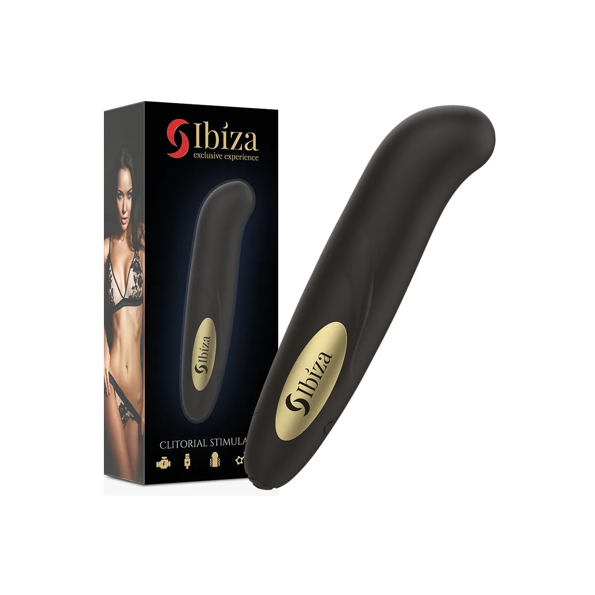 Klit-Stimulator Usb-Ladegerät 10 Vibrationsmodi Golden 13 X 2,9 von Ibiza | Fesselliebe.de