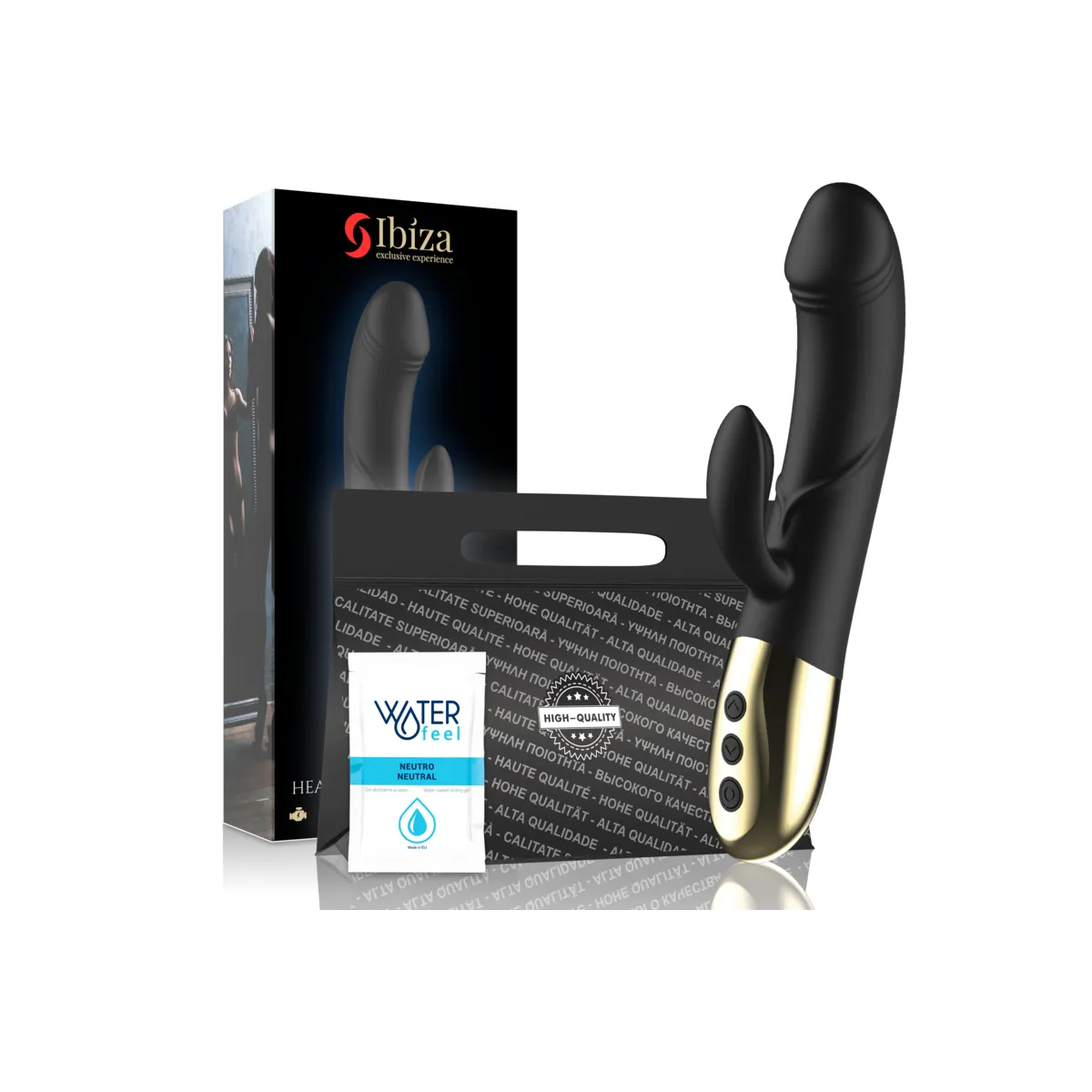 Leistungsstarker anatomischer Vibrator mit Rabbit von Ibiza | Fesselliebe.de