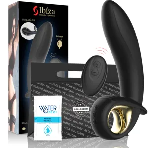 Leistungsstarker aufblasbarer Anal/Vaginal-Vibrator mit Fernbedienung von Ibiza | Fesselliebe.de
