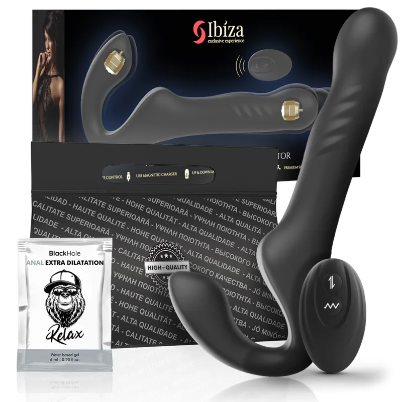 Trgerloser Vibrator mit Fernbedienung Up & Down von Ibiza | Fesselliebe.de