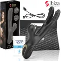 Zwei Drachen Doppelvibrator Schwarz von Ibiza