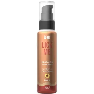 Lick Me Peach Essbares Gel Wärmeeffekt von Intt Lubricants | Fesselliebe.de