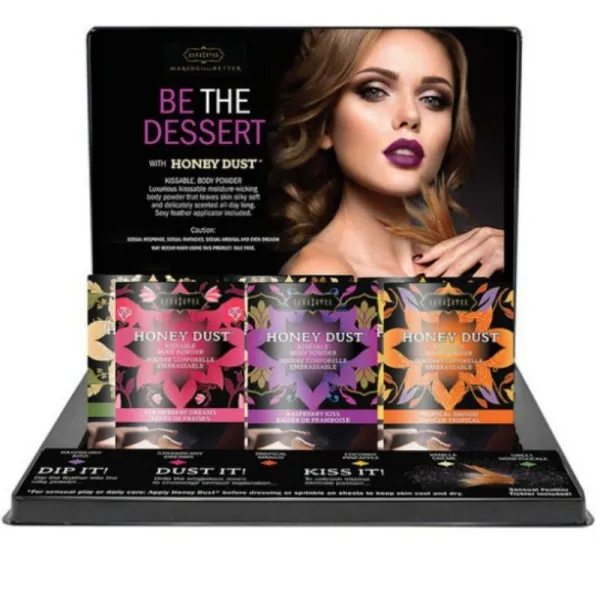 Essbares Pulver Display Honigstaub von Kamasutra Cosmetics | Fesselliebe.de