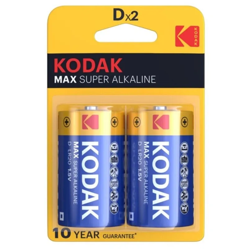 Max Alkaline Batterie D Lr20 2 Einheit von Kodak | Fesselliebe.de