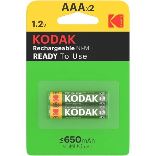 Wiederaufladbare Batterie Hr03 Aaa 650 Mah Blister*2 von Kodak | Fesselliebe.de