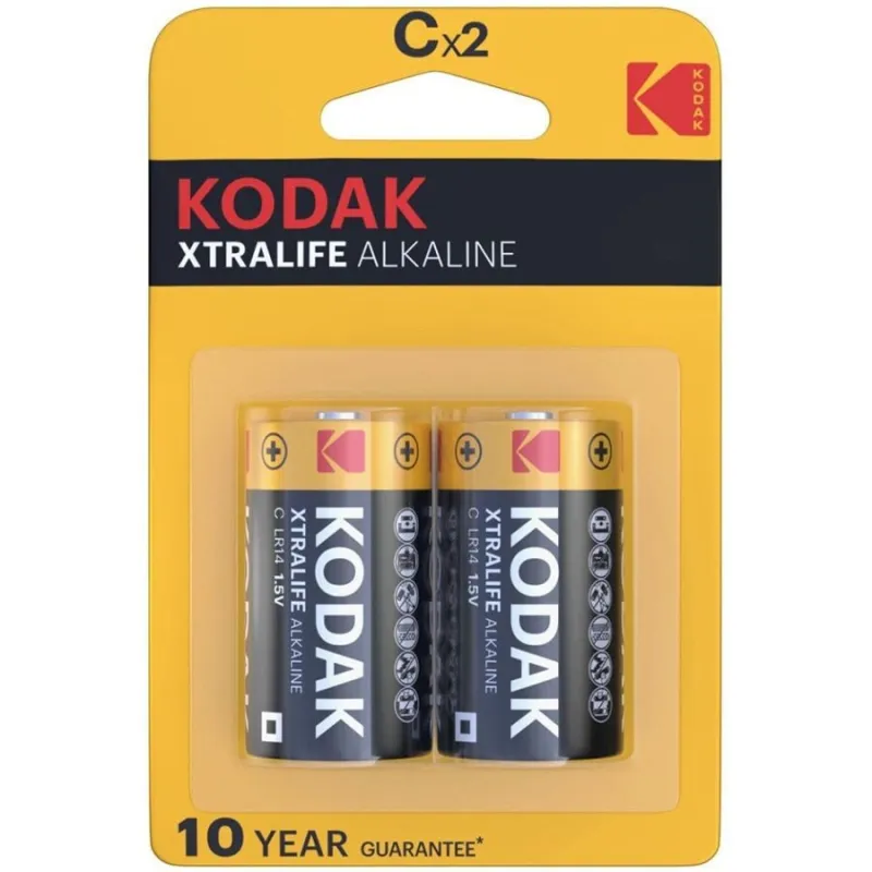 Xtralife Alkaline Batteries Cx 2 Stück von Kodak | Fesselliebe.de