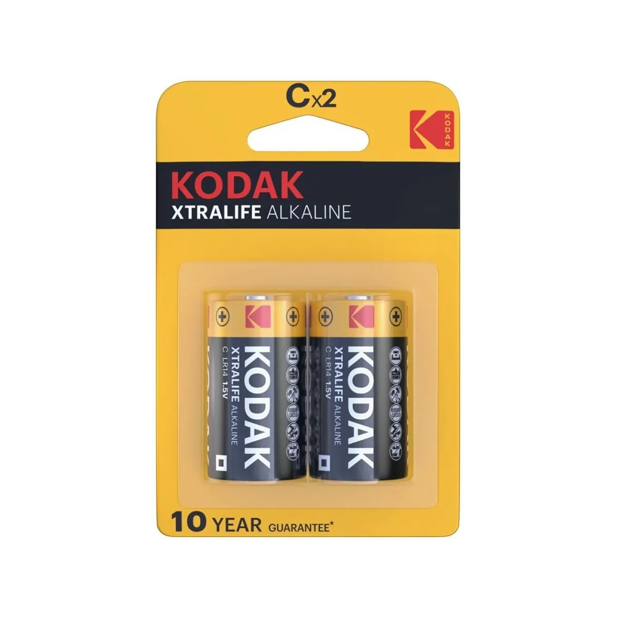 Xtralife Alkaline Batteries Cx 2 Stück von Kodak | Fesselliebe.de