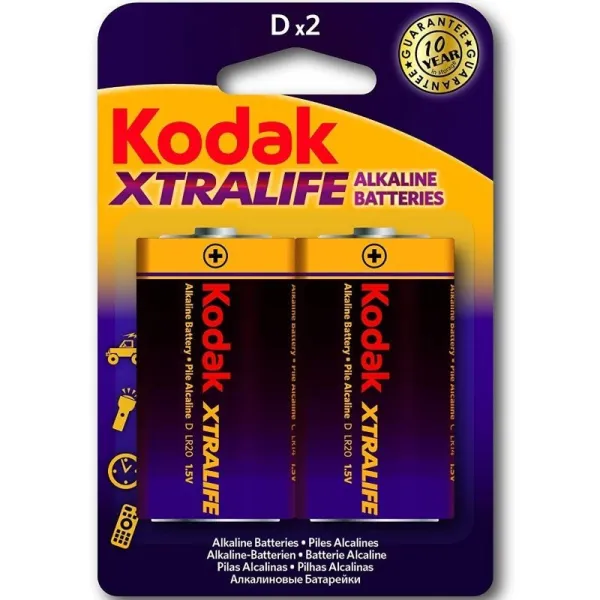Xtralife Alkaline Batteries Lr20 D Lr20 1,5v von Kodak | Fesselliebe.de