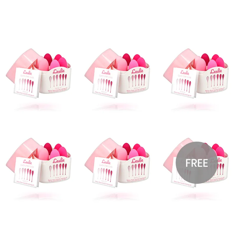 Kegel Fit Beckenmuskel-Trainingsset, 6 Gewichte, 5+1 Gratis von Leslie | Fesselliebe.de