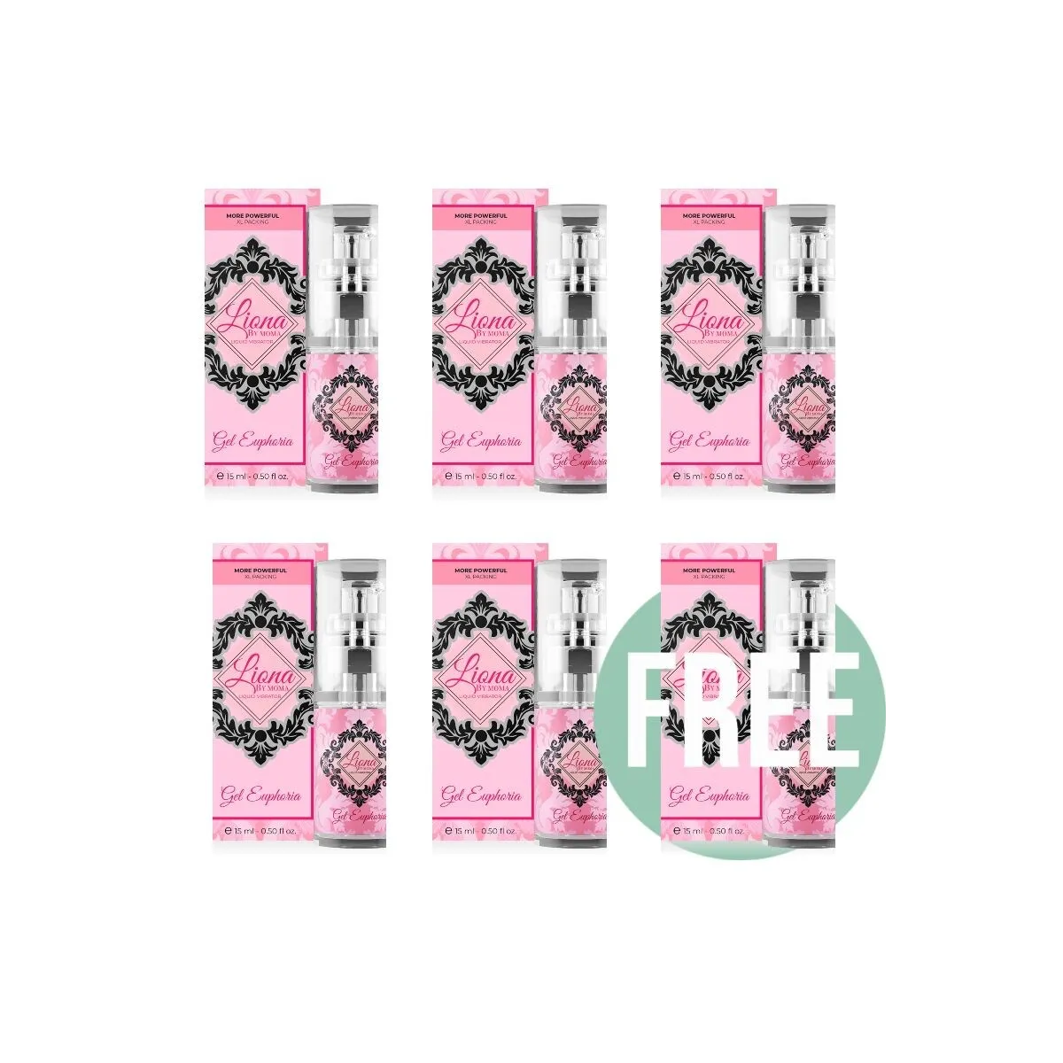 Liquid Vibrator Euphoria Gel 15 ml 5+1 Kostenlos von Liona By Moma | Fesselliebe.de