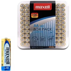 Alkalische Batterie Aa Lr6 Pack*100 Batterien von Maxell | Fesselliebe.de