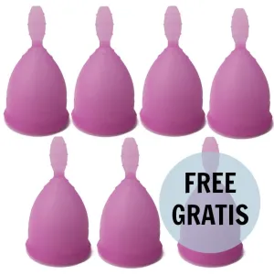 Menstrual Cup Lila Grösse L 6 + 1 Frei von Nina Kikí | Fesselliebe.de