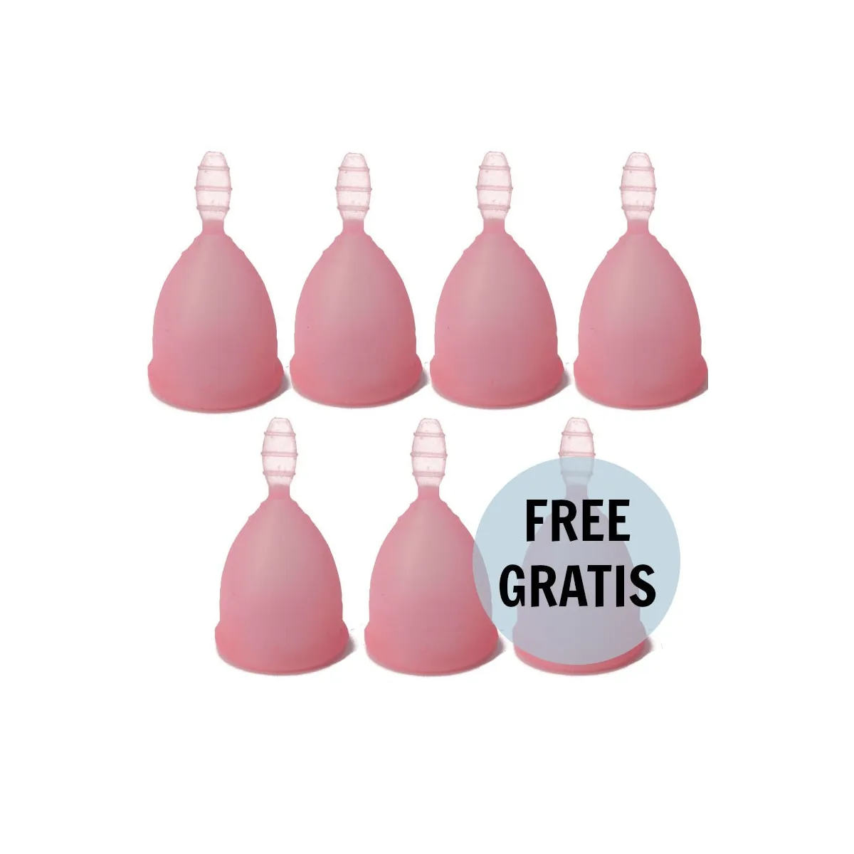 Menstrual Cup Rosa Grösse L 6 + 1 Frei von Nina Kikí | Fesselliebe.de