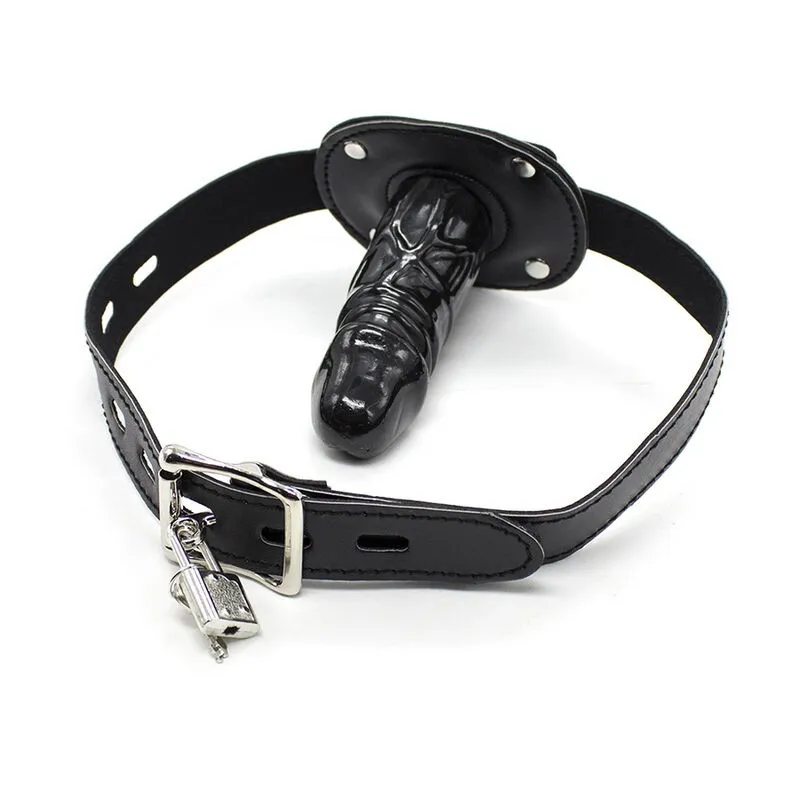 Tpe Penis Gag mit Vorhngeschloss L von Ohmama Fetish | Fesselliebe.de