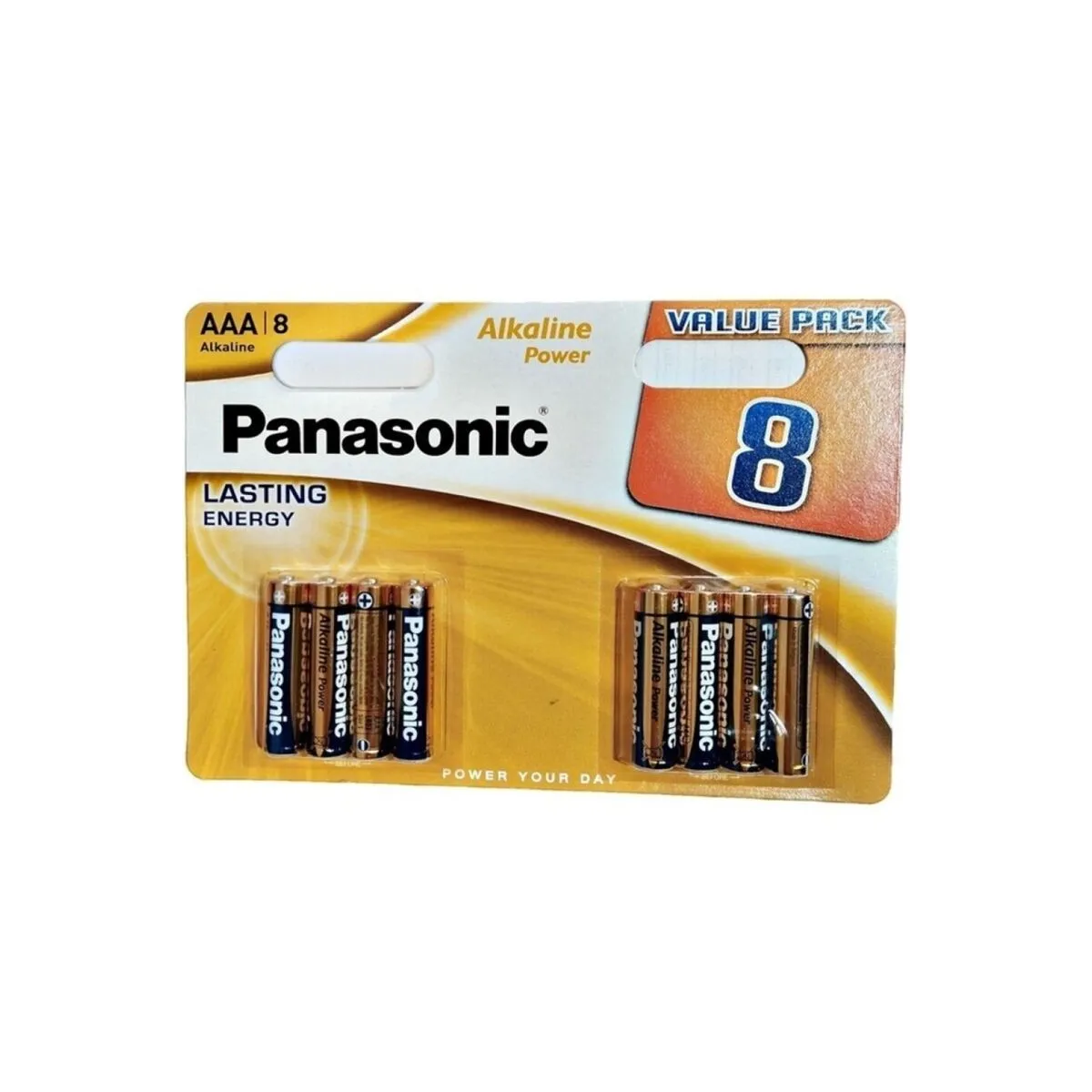 Alkaline-Batterie Aaa Lr03, Bronze, 8 Stück Im Blister von Panasonic | Fesselliebe.de