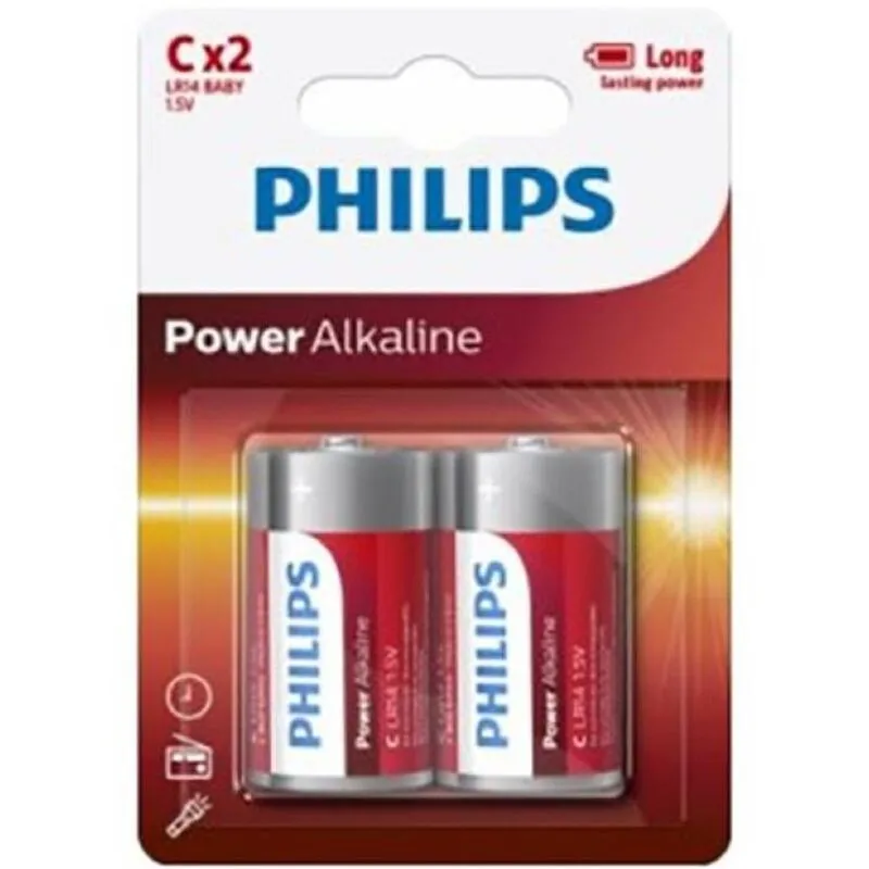 Power Alkaline Batterie C Lr14 Blister*2 von Phillips | Fesselliebe.de
