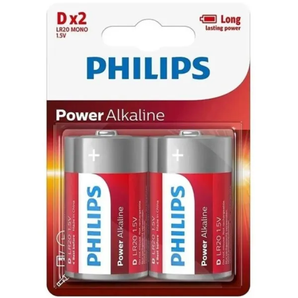 Power Alkaline Batterie D Lr20 Blister*2 von Phillips | Fesselliebe.de