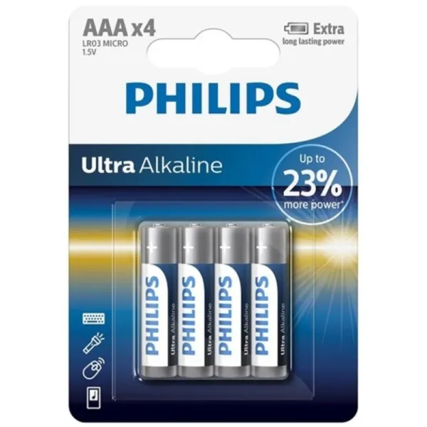 Ultra Alkalibatterie Aaa Lr03 4 Einheit von Phillips | Fesselliebe.de