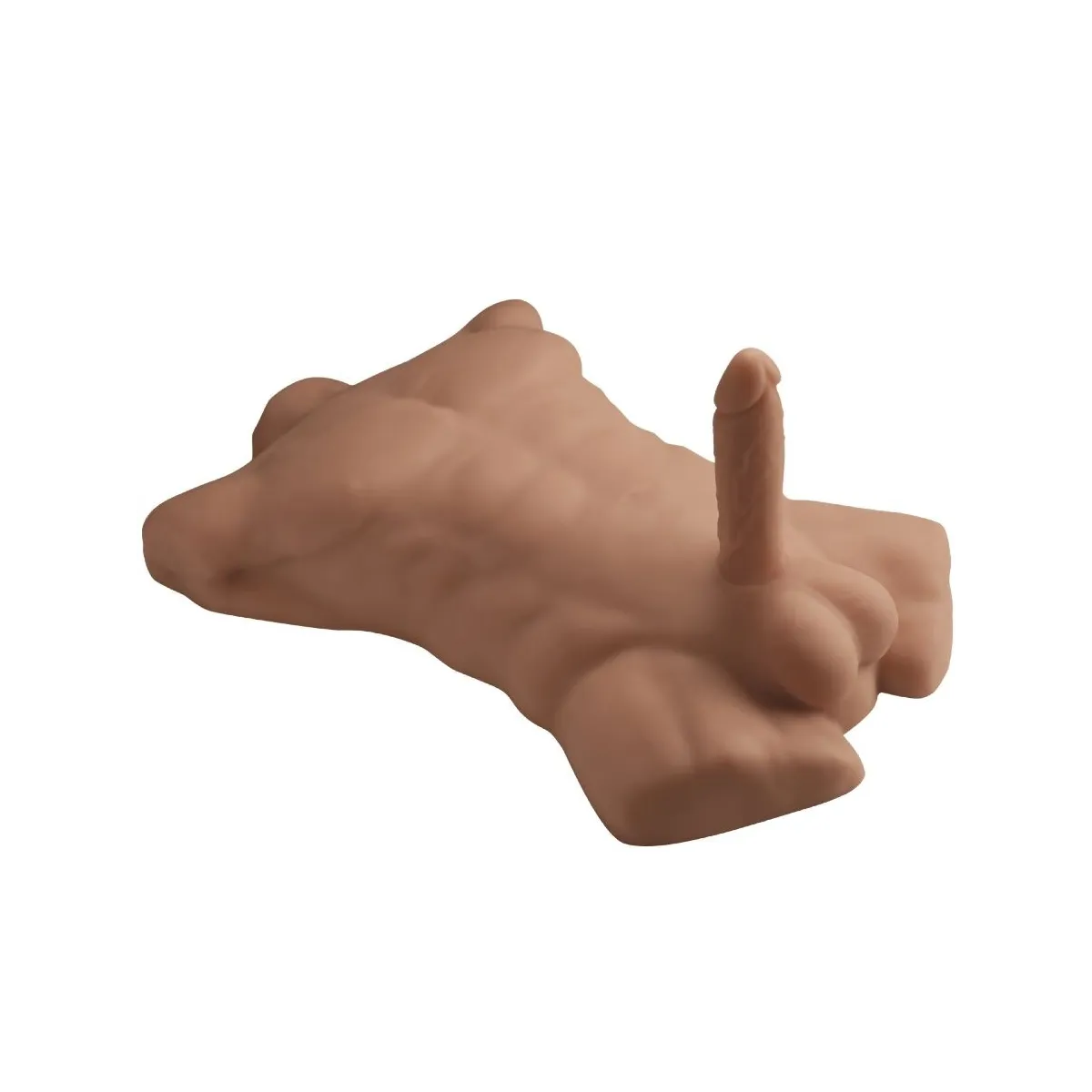 Apollo L Realistischer männlicher Torso Karamell von Silexd | Fesselliebe.de