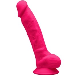 Model 1 Realistischer Penis Premium Silexpan Silikon Fuchsia 17,5 cm von Silexd | Fesselliebe.de