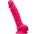 Model 1 Realistischer Penis Premium Silexpan Silikon Fuchsia 23 cm von Silexd