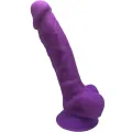 Model 1 Realistischer Penis Premium Silexpan Silikon Violett 17,5 cm von Silexd