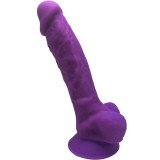 Model 1 Realistischer Penis Premium Silexpan Silikon Violett 17,5 cm von Silexd | Fesselliebe.de