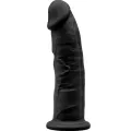 Model 2 Realistischer Penis Premium Silexpan Silikon Schwarz 15 cm von Silexd