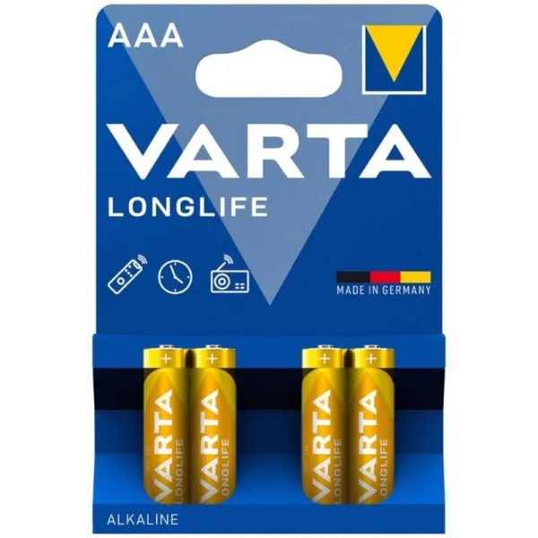 Langlebige Alkaline-Batterie Aaa Lr03 Blister*4 von Varta | Fesselliebe.de