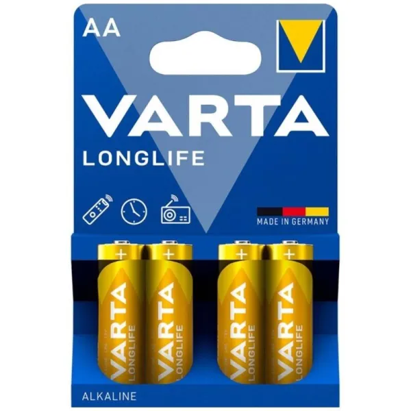 Langlebiges Alkaline-Batterie Aa Lr6 Blister*4 von Varta | Fesselliebe.de