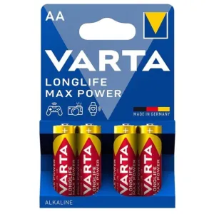 Max Power Alkaline Batterie Aa Lr6 4 Einheit von Varta | Fesselliebe.de