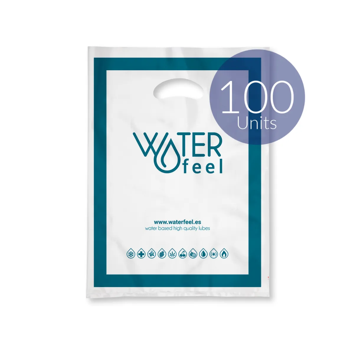 100 Große Kunststoffbeutel 40 X 50 cm von Waterfeel | Fesselliebe.de