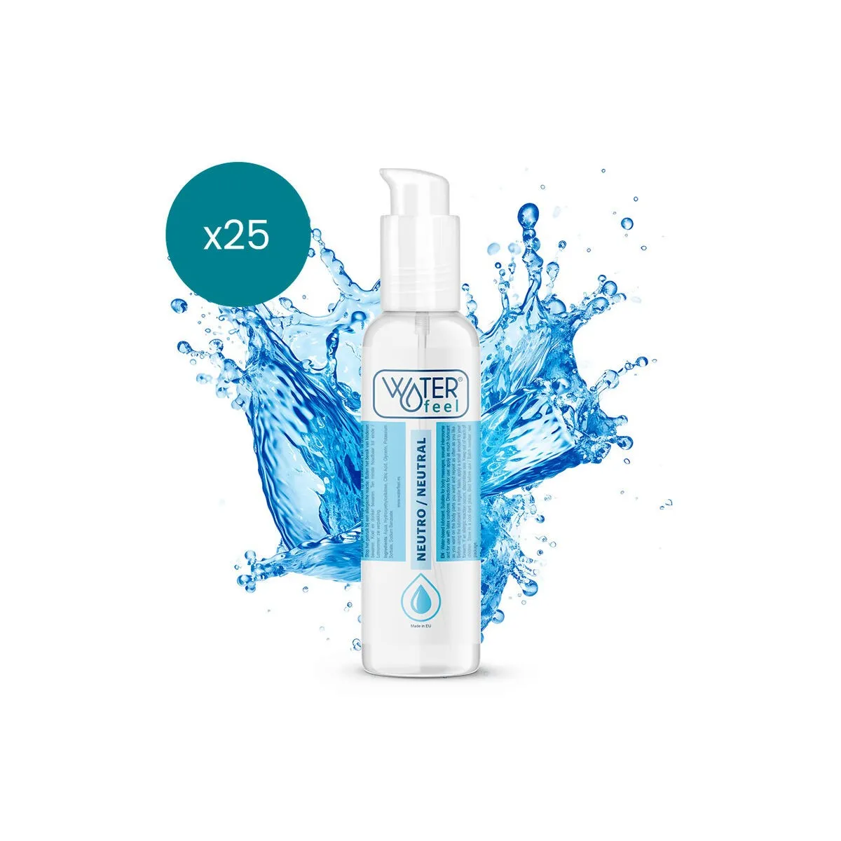 Natürliches Gleitmittel 150 ml Packung 25 Stück von Waterfeel | Fesselliebe.de