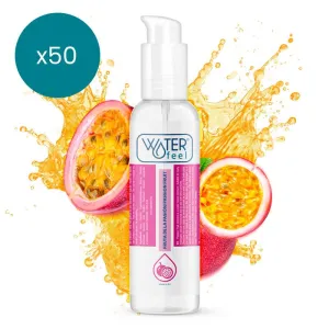 Passionsfrucht-Gleitmittel auf Wasserbasis, 175 Ml, Packung 50 Stück von Waterfeel | Fesselliebe.de