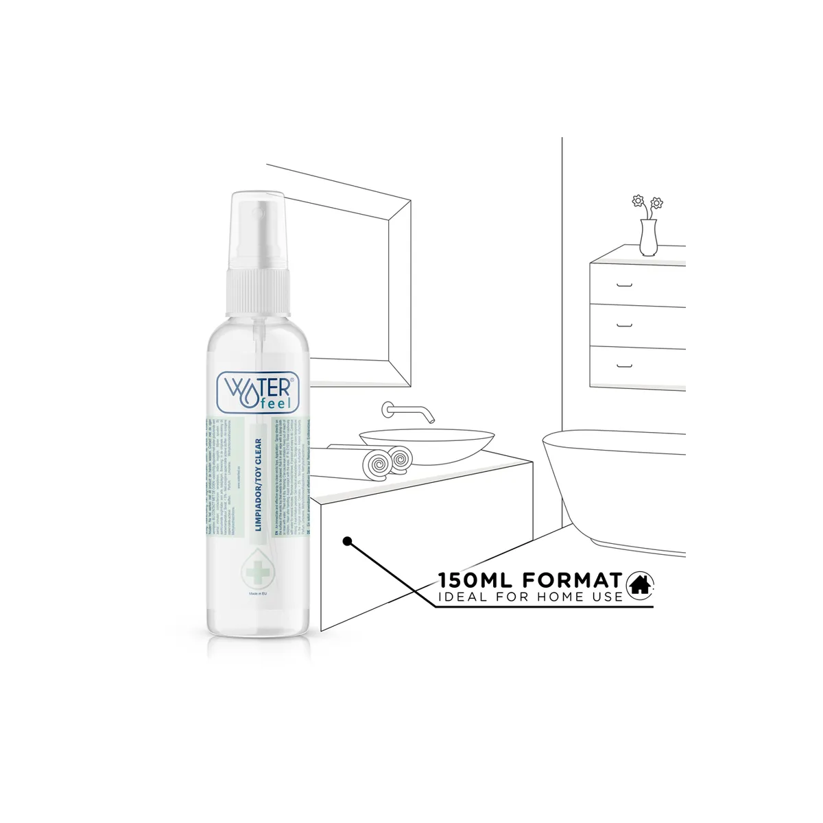 Steriler Spielzeugreiniger 150 ml von Waterfeel | Fesselliebe.de