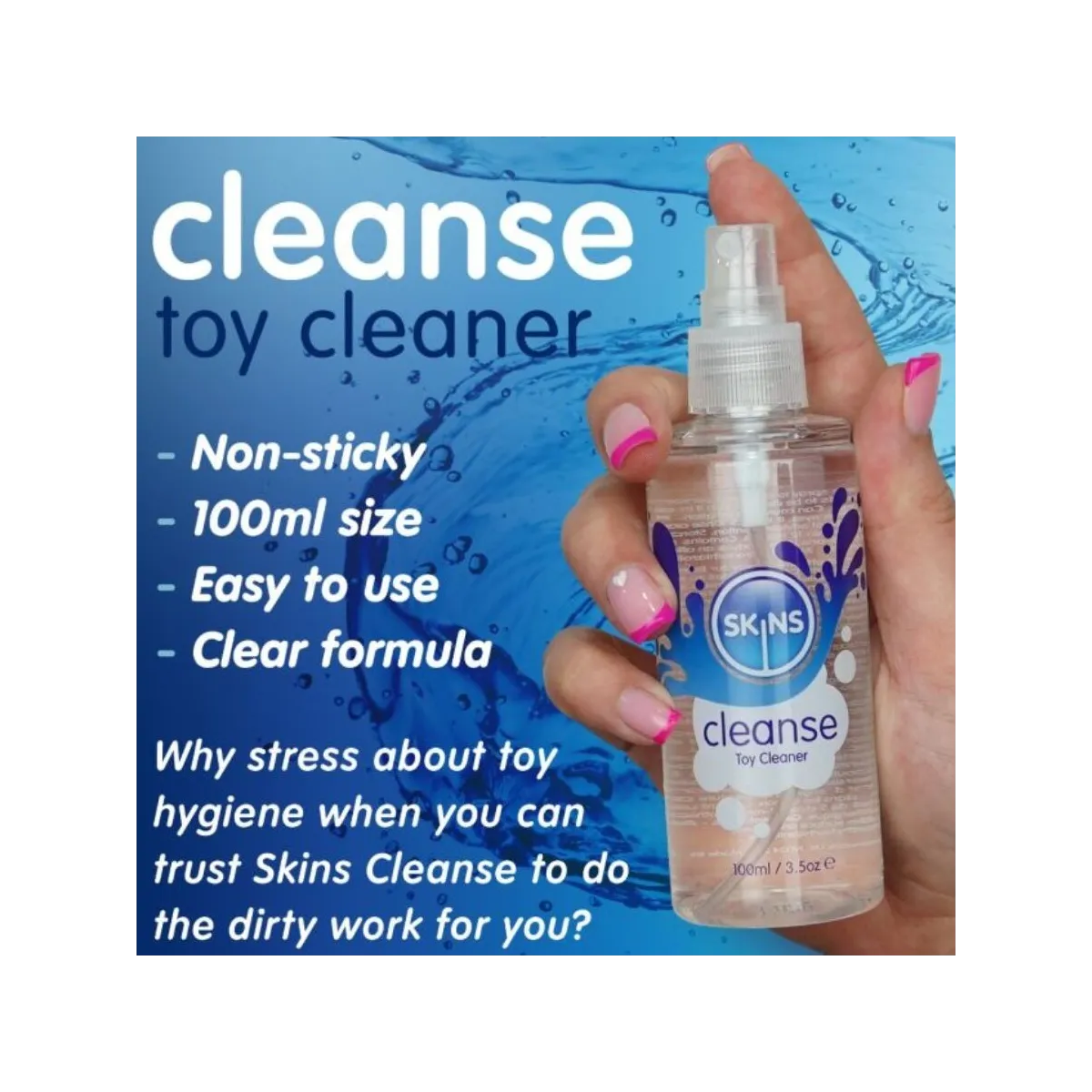 Cleanse Spielzeugreiniger 100 ml von Skins | Fesselliebe.de