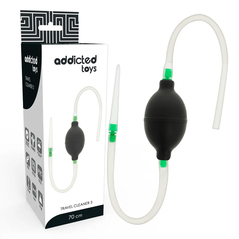 Schwarzes Enema-Set von Addicted Toys | Fesselliebe.de