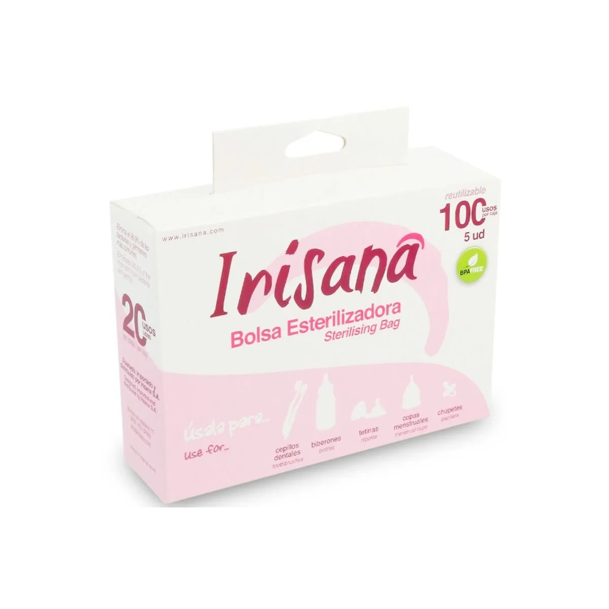 Sterilisatorbeutel 5 Stück von Iriscup | Fesselliebe.de