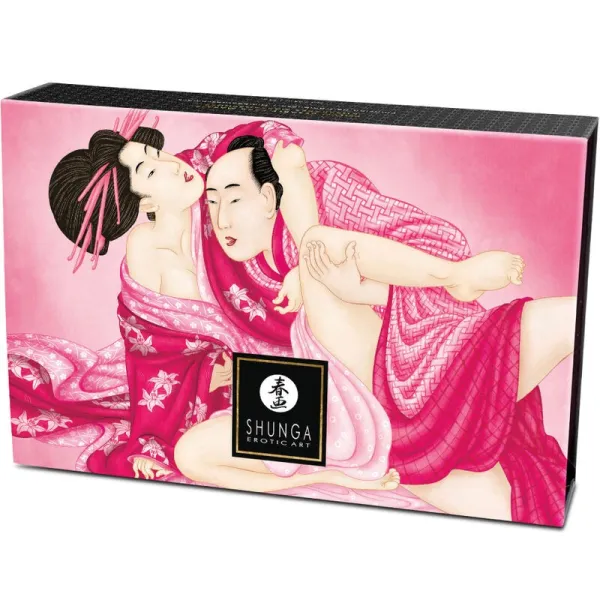 Essbares Massagepulver-Kit Himbeere von Shunga Body Power | Fesselliebe.de
