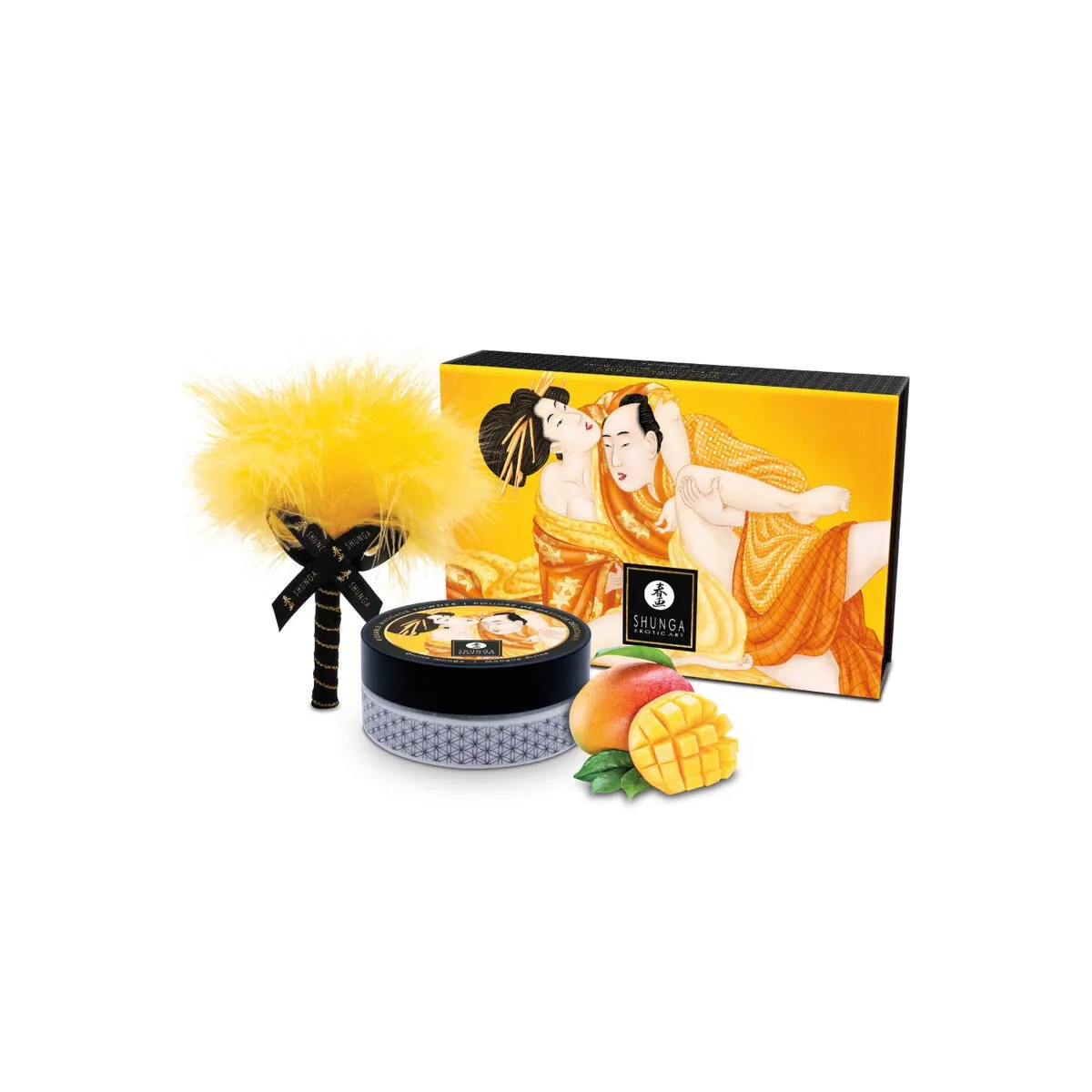 Essbares Massagepulver-Set Mango von Shunga Body Power | Fesselliebe.de