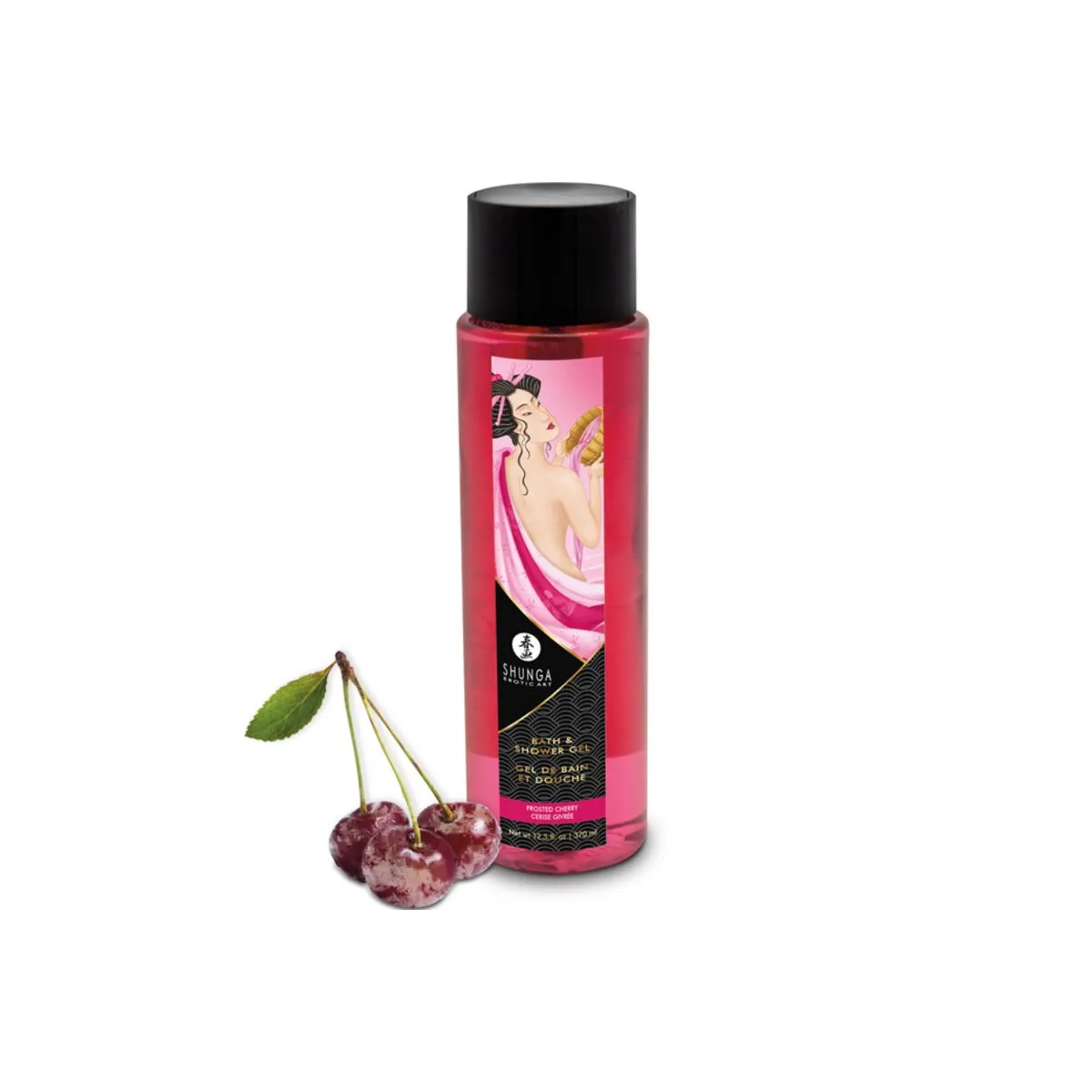 Bade & Duschgel Frosted Cherry 370 ml von Shunga Bath Experience | Fesselliebe.de