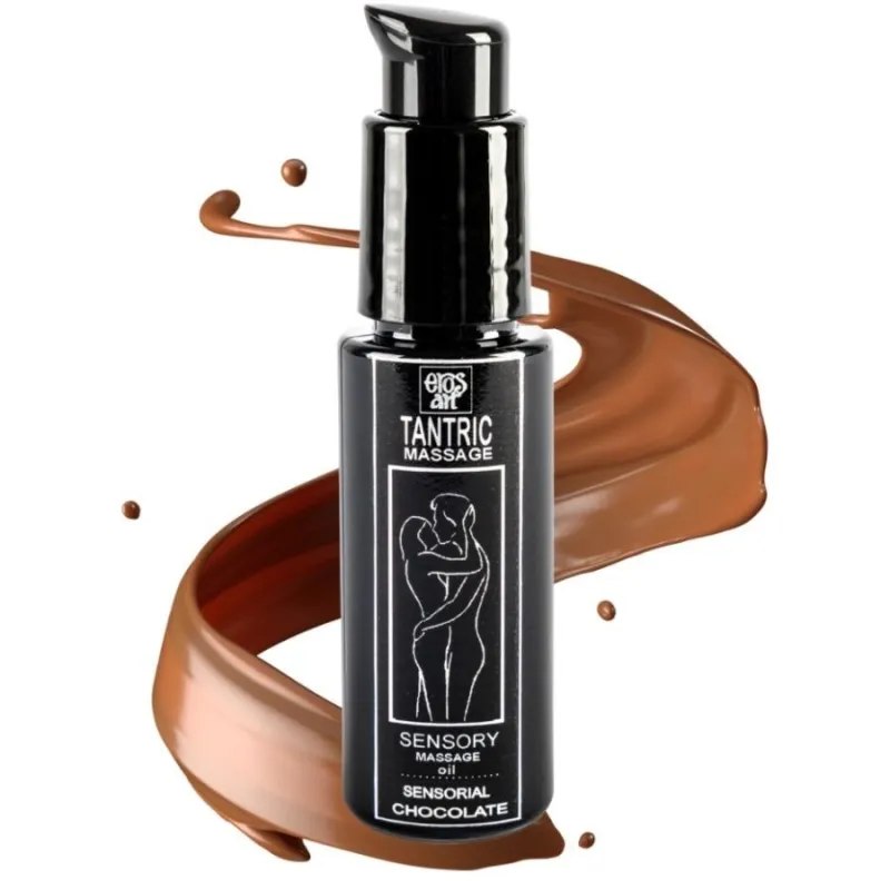 Natürliches Tantrisches Massageöl und Schokoladen-Aphrodisiakum 30 ml von Eros-Art | Fesselliebe.de